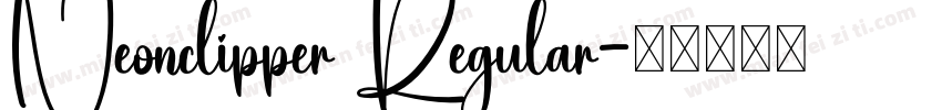 Neonclipper Regular字体转换